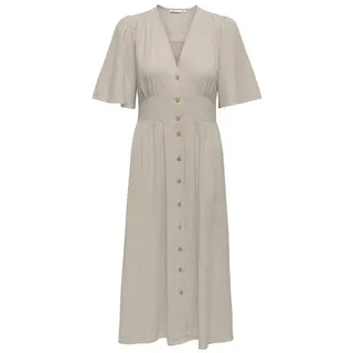 Only Kleid Midikleid Unifarben Silber 38
