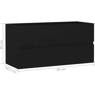 vidaXL 804756 Badezimmer-Möbel-Set