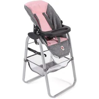 Bayer Chic 2000 CHIC2000 Puppenhochstuhl »Konfetti« mit abnehmbarem Tablett, rosa