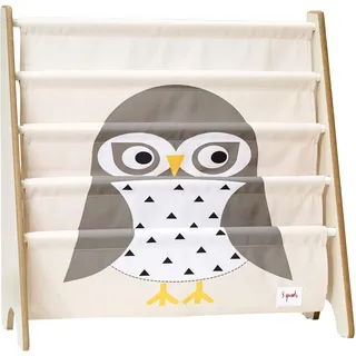3 Sprouts - Bücherregal Kinderzimmer Holz - Montessori Bücherregal für Kinder - Eule