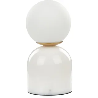 Beliani Tischlampe Weiß 2 St.