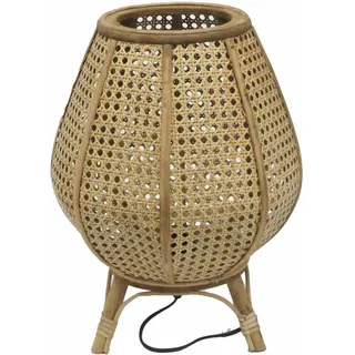 Tischlampe DKD Home Decor Braun Rattan 50 W (29 x 29 x 40 cm) - Braun