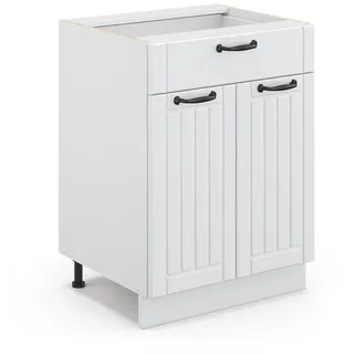 Vicco Schubladenschrank Fame-Line 60 x 51,5 x 81,5 cm Weiß