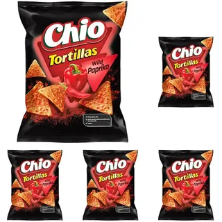 Chio Tortillas Wild Paprika 110g (Packung mit 5)