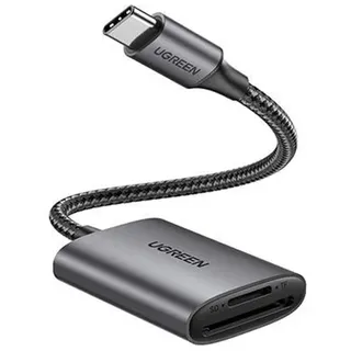 UGREEN CM401 USB C 5Gb/s SD/TF Card Reader - Gray