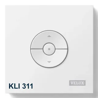 VELUX Integra KLI311 Funk-Wandtaster für Rollläden/Jalousien, Dachfenster