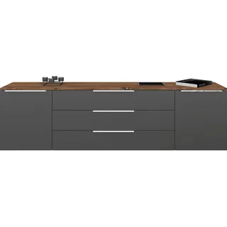 borchardt Möbel Sideboard »Oliva«, Breite 166 oder 200 cm, grau