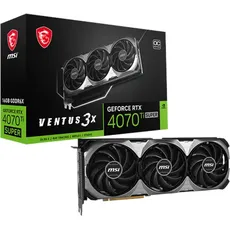 MSI GeForce RTX 4070 Ti SUPER VENTUS 3X OC - 16GB GDDR6X RAM - Grafikkarte