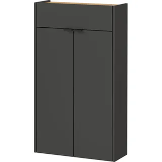 Germania GW-Ameca 56 x 97 x 22 cm graphit/eiche / grau