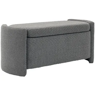 Homcom Bettbank Samt Grau 105 x 44 x 45 cm