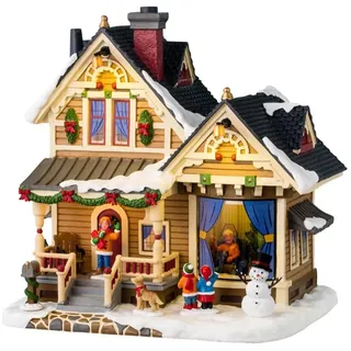 Lemax Christmas Village Christmas Eve at Grandmas Batteriebetriebene LED – 45221