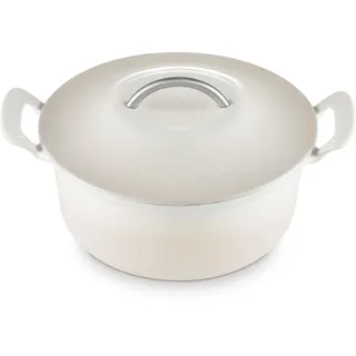 Le Creuset Modern Heritage Rundauflaufform aus Gusseisen, Meringue