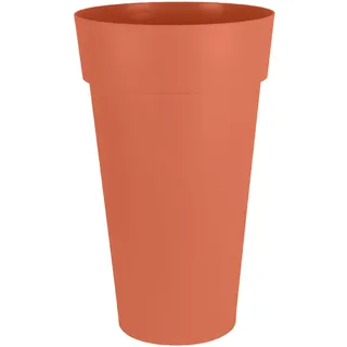 EDA - Blumentopf, hoch, XXL, Toskana, Ø 48 cm, Volumen 90 l, Ø 48 x H.80 cm, Orange