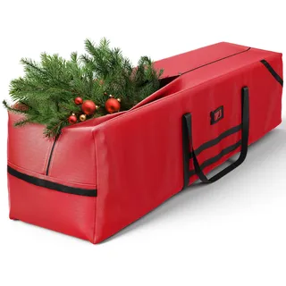 YITAHOME Weihnachtsbaum-Aufbewahrungstasche Rot 228,6 cm