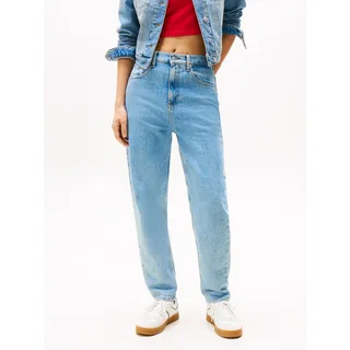 Tommy Hilfiger Tommy Jeans Damen, Jeans Hose Mom Jean High waist blau Denim light), 31W/30L