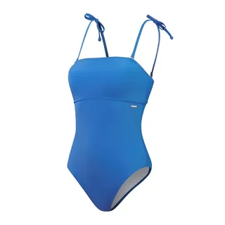 Speedo Damen Formender Bandeau Badeanzug | Shapewear | Schwimmbekleidung für Strand und Urlaub Schwimmbekleidung, Sevres Blue, 38/14