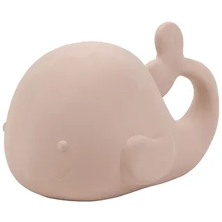 Nattou Badespielzeug aus 100 % natürlichem Gummi, Spielzeug-Wal für die Badewanne, BPA-frei, Silicon, Rosa