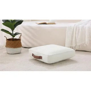 MolynnChic Große Bodenkissen Meditationskissen Quadratische Bodenkissen für Erwachsene, Premium Dicke Outdoor-Sitzkissen, Yogakissen Sitzkissen 45cm