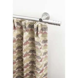 GARESA Gardinenstange EASY 1-läufig Ø 20 mm 180 cm Silber