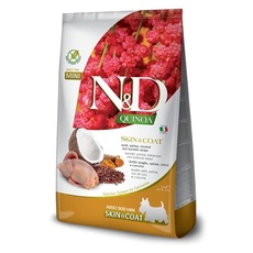 Bild N&D Quinoa Adult Mini Pellets Hundefutter (Trockenfutter, mit hochwertigen Vitaminen und natürliche Antioxidantien, ohne Mais, Zutaten: Wachtel und Kokosnuss, Portionsgröße: 800 g)