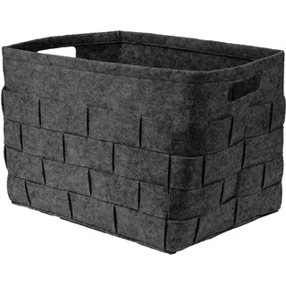 axentia Filzkorb, anthrazit, ca. 41 x 30 x 30 cm
