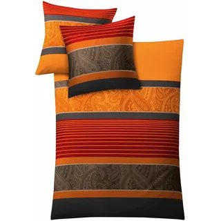 KLEINE WOLKE Cambridge Paisley Orange 135 x 200 cm + 80 x 80 cm