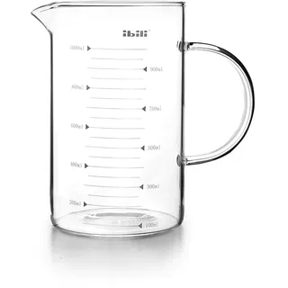 IBILI Messbecher mit Griff, 1000 ml, Borosilikat