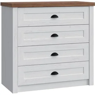 Kommoden Landhaus Kommode Sideboard Möbel Holz Schränke Neu Anrichte Schrank Neu - Weiß