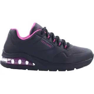 Skechers Damen Sportschuhe 155542-BBK Uno 2 schwarz r. 35.5 - Schwarz, Rosa