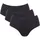 GO Daily Cotton Midi 3 St Schwarz XXL