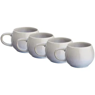 Butlers Tassen 4er-Set Cottage 350 ml , Hellblau , Keramik , Geschirr, Tassen, Kaffeetassen