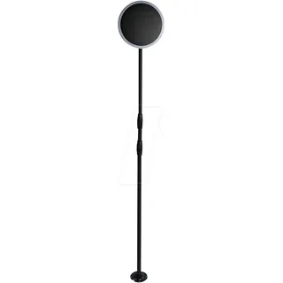 V-Tac Solar LED-Gartenleuchte Aluminium 129,1 cm inkl. Dämmerungssensor schwarz