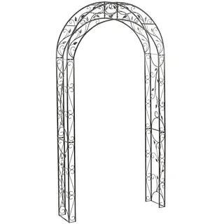 Dehner Rosenbogen Cornwall 236 x 118 x 31 cm Dunkelgrau
