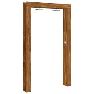 vidaXL Gartendusche 226 cm Massives Akazienholz und Edelstahl Natur - Braun