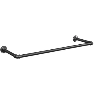 Songmics Wandgarderobe HSR67BK 92 x 7,5 cm Schwarz