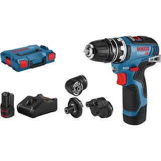 Bosch GSR 12V-35 FC inkl. 2 x 3,0 Ah + L-Boxx