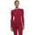 Baselayer-Shirt Warm Round Neck Damen Rot XS
