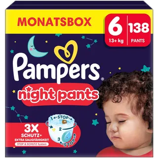 Pampers Night Pants (Gr. 6, 138 Stück)