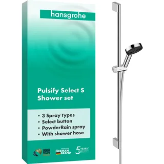 Hansgrohe Pulsify Select S Brauseset 105 3-jet Relaxation Chrom 24170000