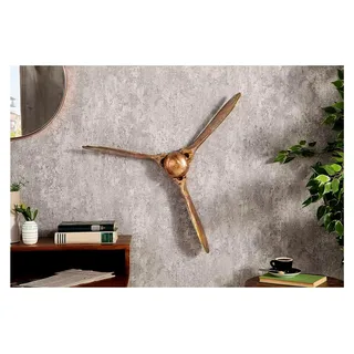 Wanddekoration Flugzeugpropeller 60cm kupfer geflammt