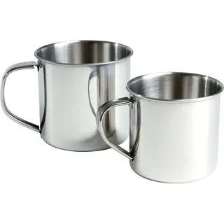 Mil-Tec Edelstahl, Becher - Silber - 300 ml