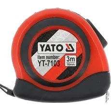 Yato, Längenmesswerkzeug, Maßband 3m 16mm YT-7103