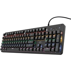 Bild GXT 863 Mazz Mechanical Keyboard, Gaote Outemu RED, USB, DE (24201)