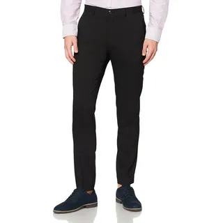 Jack & Jones Hosen FRANCO Anzughose mit Taschen und Gürtelschlaufen - Schwarz
