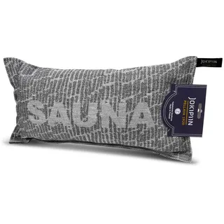 POOL Total Jokipiin Premium Saunakissen 40 x 22 cm - 100% Made in Finland - Reisekissen Ökotex Leinen Baumwolle Sauna Kissen Kopfstütze Wellness Nackenstütze Lieblingskissen Kopfstütze (1x Sauna)