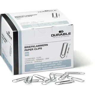 Durable Briefklammern, 32 mm 1000 St.