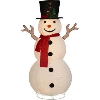 Luca Lighting Schneemann mit Adapter 90 cm x 60 cm x 154 cm Weiß