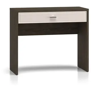 Feldmann-Wohnen Avante Konsolentisch 92x40x78cm Eiche dunkel/Cashmere Hochglanz