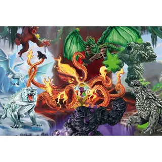 Schmidt Spiele Puzzle »Eldrador, Fiese Kreaturen« 200 Teile mit Add-on