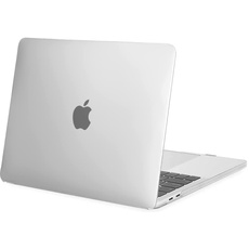 MOSISO Hülle Case Kompatibel mit MacBook Pro 13 Zoll 2024 2023 2022 2021-2016 M2 M1 A2338 A2289 A2251 A2159 A1989 A1706 A1708 mit/ohne Touch Bar,Plastik Hartschale Schutzhülle Cover, Frost Klar